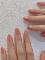 أظافر صناعية مع اللصق + مبرد