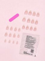 ⁦أظافر صناعية مع اللصق + مبرد⁩ - الصورة ⁦2⁩