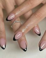 أظافر صناعية مع اللصق + مبرد