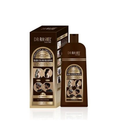 د.راشيل شامبو صبغة شعر بخلاصة زيت الارغان – بني غامق