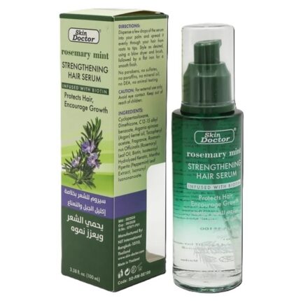 سيروم مقوي للشعر بخلاصة إكليل الجبل والنعناع سكين دكتور 100مل