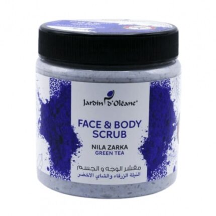 جاردن اوليان مقشر الوجه والجسم النيلة الزرقاء والشاي الأخضر 500مل