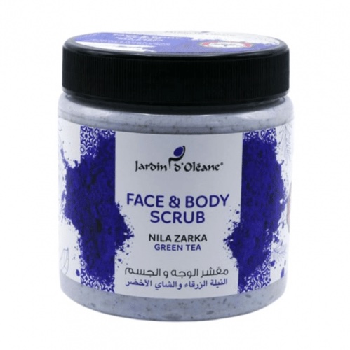 img_9954 جاردن اوليان مقشر الوجه والجسم النيلة الزرقاء والشاي الأخضر 500مل - الصورة 1