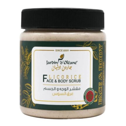 جاردن أوليان مقشر للوجة والجسم عرق السوس 500 جم